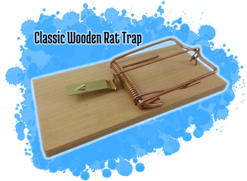 Classic Wooden Rat Trap