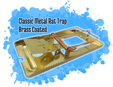  Pack of 8 made2catch Classic Metal Mouse Traps Fully